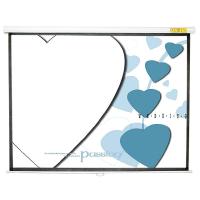 阿历克斯(ALIKESI)ZS120M自锁 120英寸投影幕布4:3玻珠幕