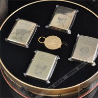 正版zippo打火机芝宝珍藏系列96年年度大套四将军 版礼盒套装