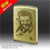 原装正版ZIPPO芝宝防风打火机纯铜蚀刻古巴英雄切格瓦拉纪念版zip