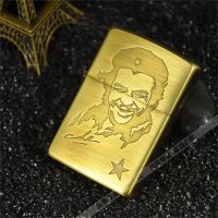 原装正版ZIPPO芝宝防风打火机纯铜蚀刻古巴英雄切格瓦拉纪念版zip