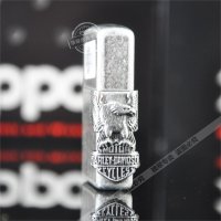 原装正品ZIPPO打火机 芝宝老机珍藏 版 古银哈雷小侧鹰 zipoo