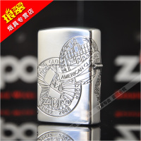 原装正品ZIPPO打火机纯铜四面/风中女郎/经典纪念版专柜正品送礼收藏定制刻字zpo男女