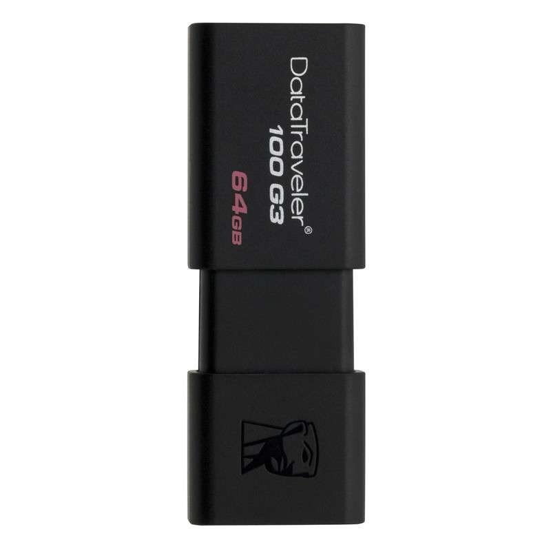 【免邮】金士顿(Kingston) DT100G3 64GB USB3.0大容量电脑U盘商务办公学生优盘