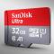 [免邮]闪迪(SanDisk)TF卡 32GB 120MB/S手机内存卡CLASS 10监控记录存储卡(不支持华为手机)