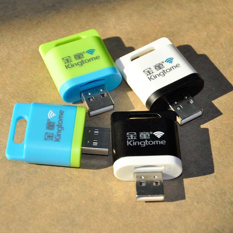 [免邮]金童(Kingtome)WTR 手机TF卡 Micro SD卡 TF读卡器 (不支持苹果手机)读卡器 黑色