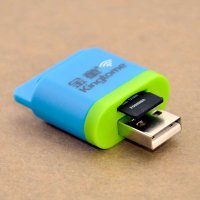 【免邮】金童（Kingtome）WTR 手机TF卡 USB2.0 无线Wifi读卡器 蓝色 TF读卡器