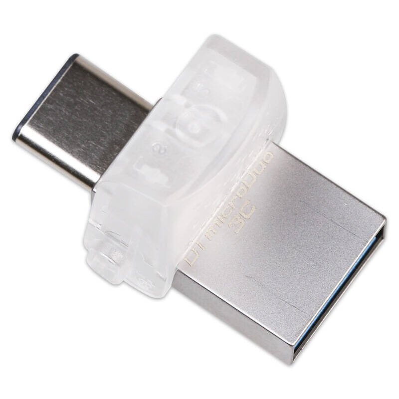 [免邮]金士顿(Kingston)DTDUO3C 32GB手机U盘 USB3.1 和 Type-C 双接口白色优盘