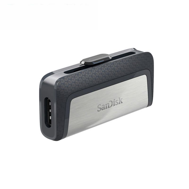 [免邮]闪迪(SanDisk)至尊高速 Type-C 32GB 手机U盘 USB3.1双接口OTG推拉闪存盘 银色图片