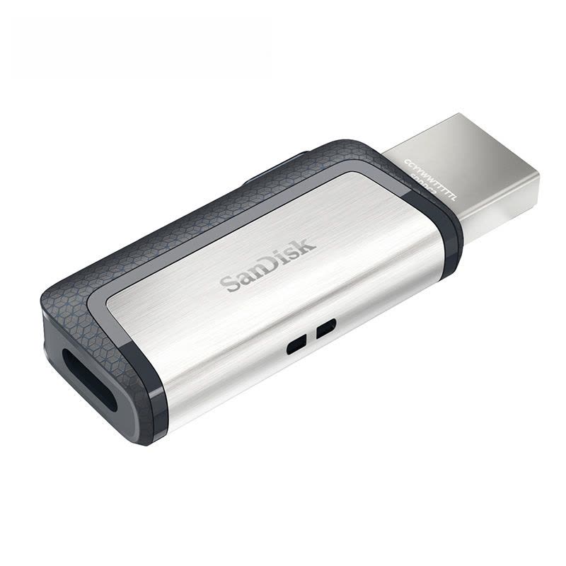 [免邮]闪迪(SanDisk)至尊高速 Type-C 32GB 手机U盘 USB3.1双接口OTG推拉闪存盘 银色图片