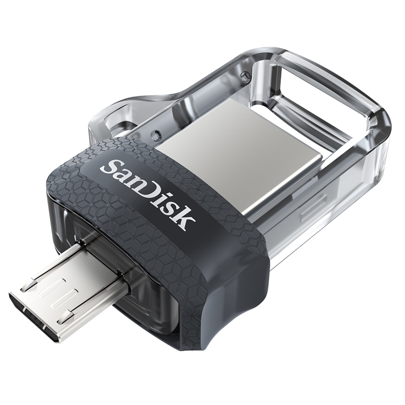 [免邮]闪迪(SanDisk)至尊高速酷捷 32GB OTG手机U盘 USB3.0电脑优盘两用 灰色