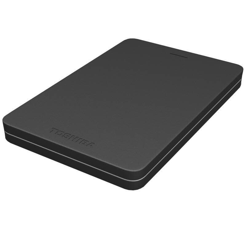 东芝 （TOSHIBA ）Alumy系列 1TB 2.5英寸 USB3.0移动硬盘 黑色 上海金童图片