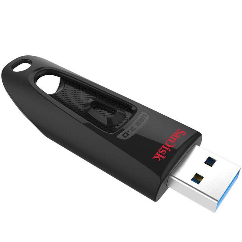 [免邮]高速闪存盘 256GB OTG手机U闪迪(SanDisk) 至尊高速(CZ48) 高速USB3.0黑色优盘