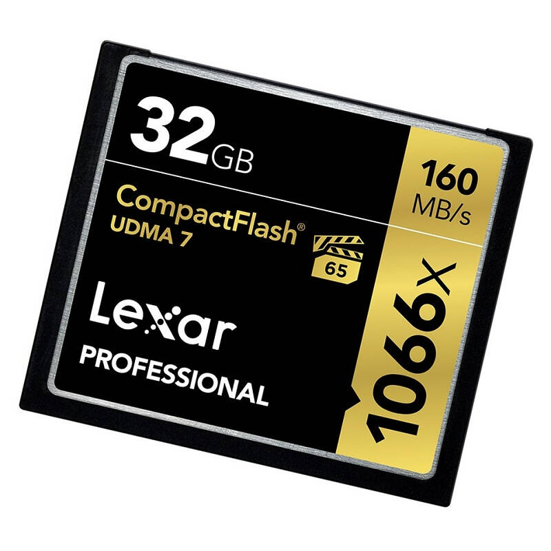 [免邮]雷克沙(Lexar )32G CF卡1066X单反相机存储卡 读:160MB/s 写:155MB/s 上海金童