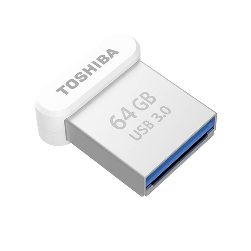 【免邮】东芝（TOSHIBA） U盘64GB 随闪U364高速迷你白色优盘 USB3.0