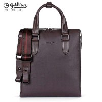 金利来Goldlion男包真皮商务公文包 休闲手提包 头层牛皮斜挎包
