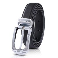 金利来Goldlion皮带女士腰带牛皮皮腰带休闲时尚女式针扣皮带裤带