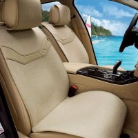 牧宝汽车坐垫/座垫 健康亚麻新款通用免绑四季垫 MSJ1306