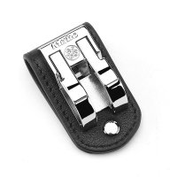 Mubo 牧宝 ZX08真皮汽车钥匙扣钥匙环 经典男士车用金属钥匙圈 可脱卸可腰挂可穿皮带 礼品礼盒包装