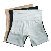 慕艺2016新款透气平角内裤女收复高腰打底内裤女夏安全裤防走光