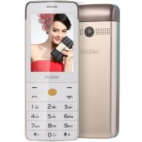 海尔（Haier）M315 移动联通/2G 老人机直板按键功能 老人机男 女 学生儿童移动老年机 手机(土豪金)