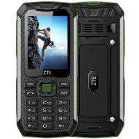 中兴（ZTE）F555移动联通2G老人手机 直板老人机 老年手机 IP68防水手机 户外 三防手机大字大声大屏 军绿色