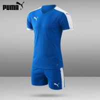 彪马足球服套装男短袖夏定制组队服印号印字 足球训练服 正品puma足球衣