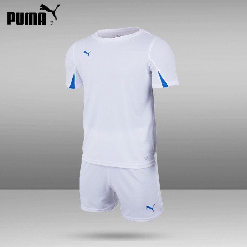 PUMA/彪马足球服儿童套装TEAMSPORT新款703106定制组队服青少年透气足球衣