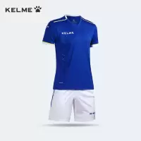 KELME卡尔美足球服套装男短袖组队服定制足球衣成人足球训练服新