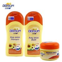 宝比珊 儿童洗发水沐浴露+ 宝宝洗发水200ml+倍润面霜80g Z2302