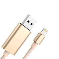 苹果MFI认证 苹果U盘数据线64G 土豪金 iPhone/iPad 手机电脑两用 3.0高速扩容优盘 支持充电