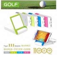 正品高尔夫GOLF-111 11000毫安高容量超薄聚合物移动电源