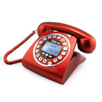 渴望 K001 仿古电话机 座机 固定电话 背光显示 来电显示 包邮
