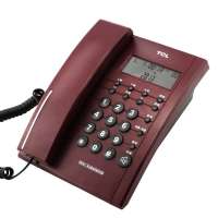 TCL 79 电话机 座机 来电显示 免提通话 免电池 IP设置（红）