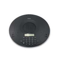 TCL CP200 会议电话 麦克风静音 来电显示 360度声音采集 黑色