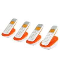 TCLD38型无绳电话 （橙色四机）