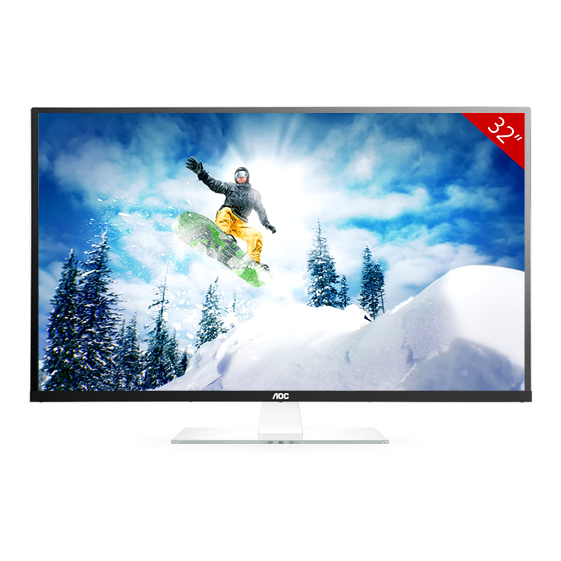aoci3285vw3315英寸ahips广视角高清不闪屏电脑液晶显示器