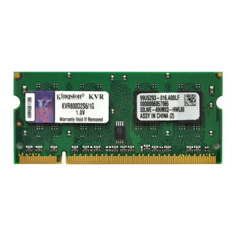 金士顿(Kingston) 2G DDR2 800 笔记本内存条 PC2-6400