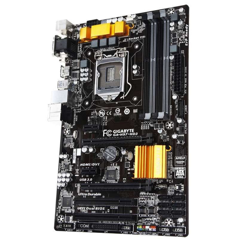 技嘉gigabyteh97hd3主板intelh97lga1150