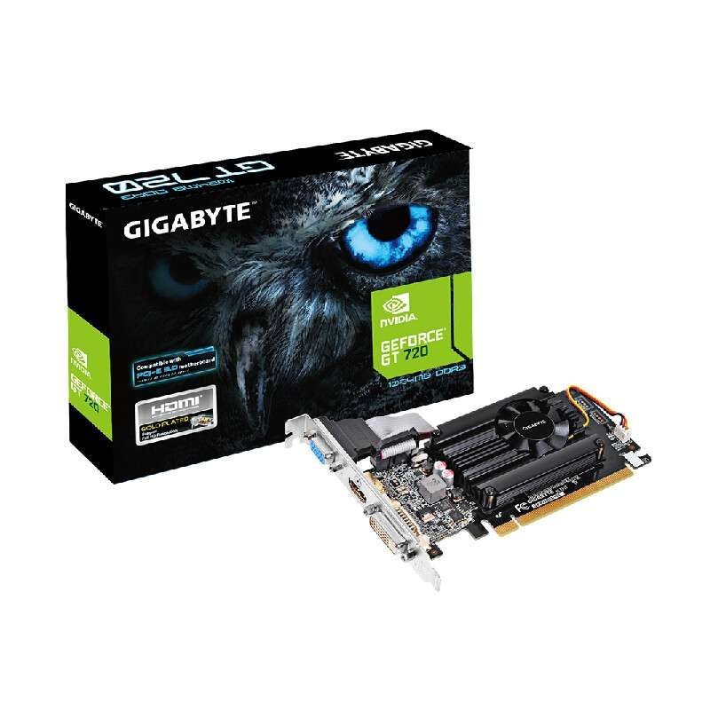 技嘉（GIGABYTE）GV-N720D3-1GL 797/1800MHz 1GB/64bit GDDR3显卡
