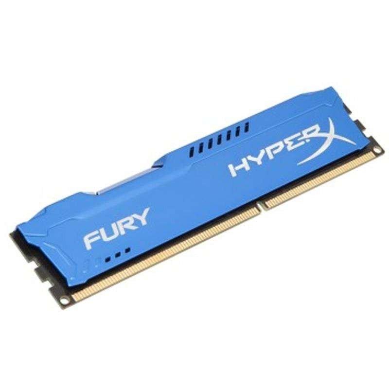 金士顿(Kingston)骇客神条 Fury系列 DDR3 1600 4GB台式机内存(HX316C10F/4)蓝色