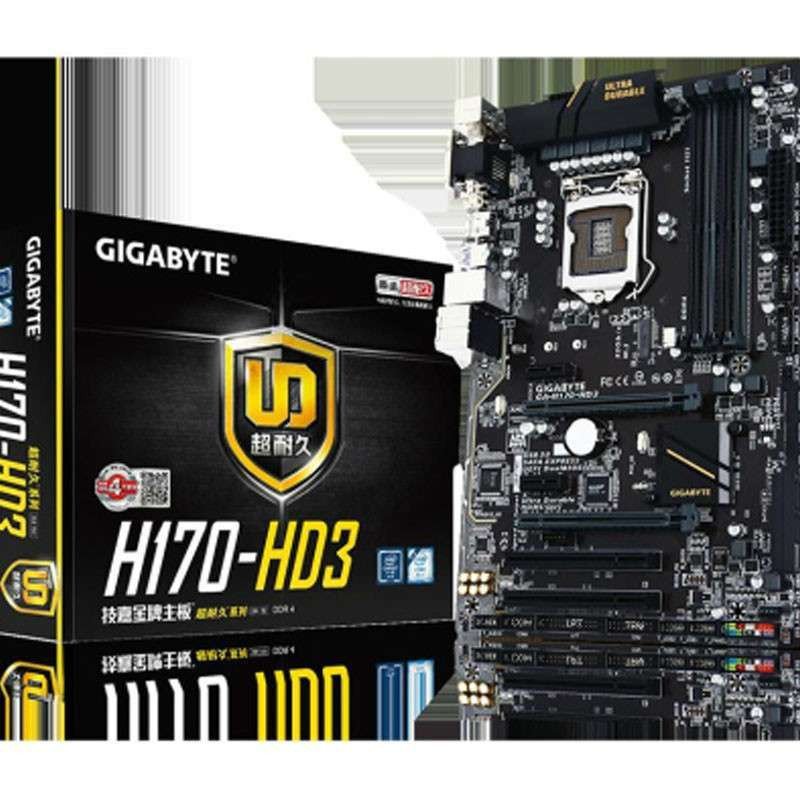 Gigabyte/技嘉 H170-HD3 DDR4 1151 Z170全固态主板 支持I5 6600K