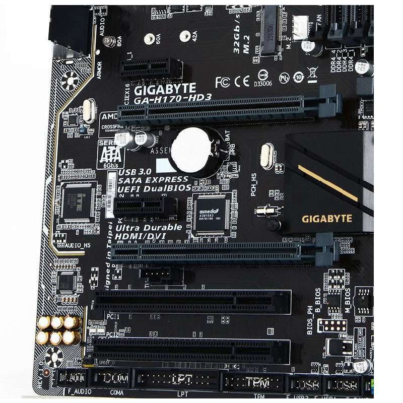 Gigabyte/技嘉 H170-HD3 DDR4 1151 Z170全固态主板 支持I5 6600K