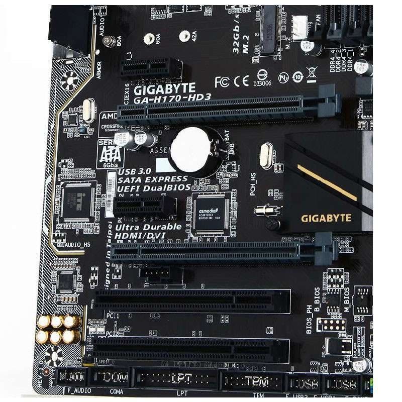 Gigabyte/技嘉 H170-HD3 DDR4 1151 Z170全固态主板 支持I5 6600K图片