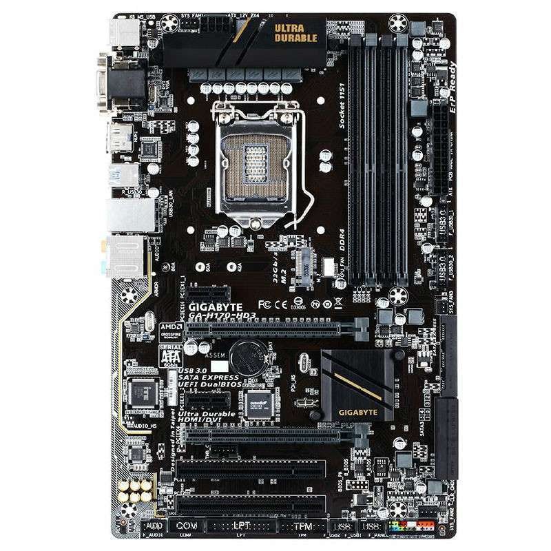 Gigabyte/技嘉 H170-HD3 DDR4 1151 Z170全固态主板 支持I5 6600K