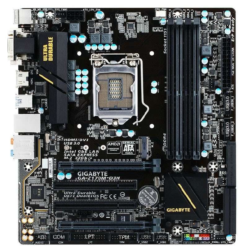 技嘉（GIGABYTE）Z170M-D3H DDR4主板 (Intel Z170/LGA 1151)图片