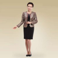 清凡婚礼套装婚庆婚宴新娘妈妈华丽礼服婆婆礼服蕾丝连衣裙DX1383
