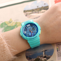 卡西欧CASIO BABY-G系列时尚多功能户外运动石英女表BGA-190