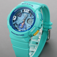 卡西欧CASIO BABY-G系列时尚多功能户外运动石英女表BGA-190