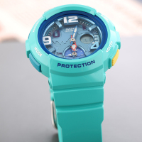 卡西欧CASIO BABY-G系列时尚多功能户外运动石英女表BGA-190