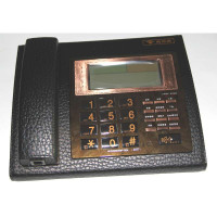 美思奇真皮电话机HCD2968-2077(贵族黑）